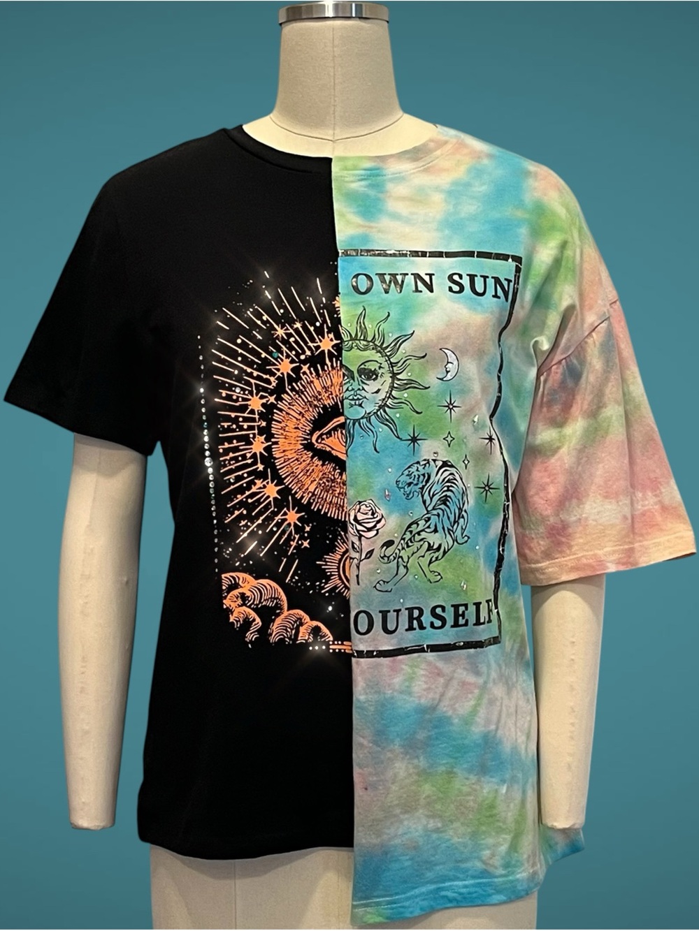 1 of 1 Upcycled Custom Graphic Shirt